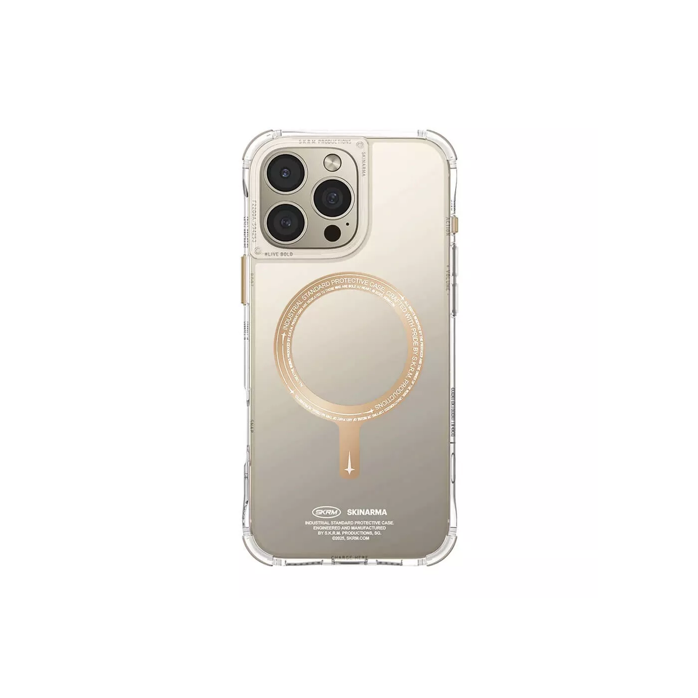 Skinarma Saido iPhone 16 Pro Max MagSafe Case - Champagne