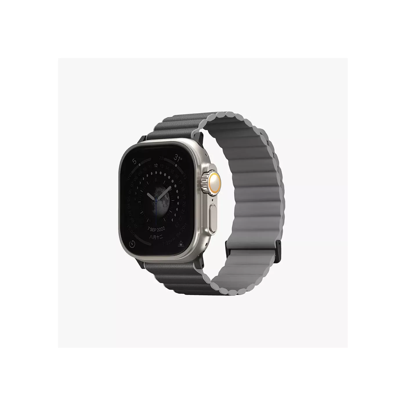 Uniq Revix Leather + Silicone Strap for Apple Watch