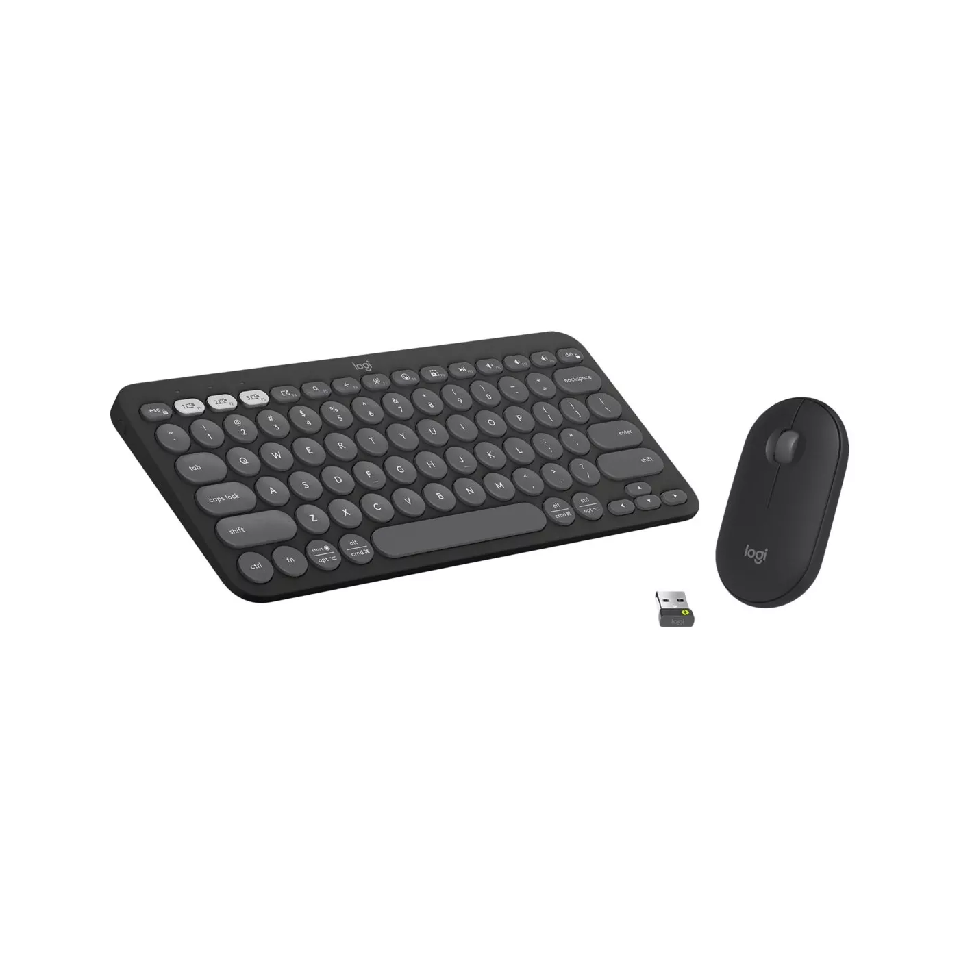Logitech Pebble 2 Keyboard Mouse Combo En/AR - Graphite