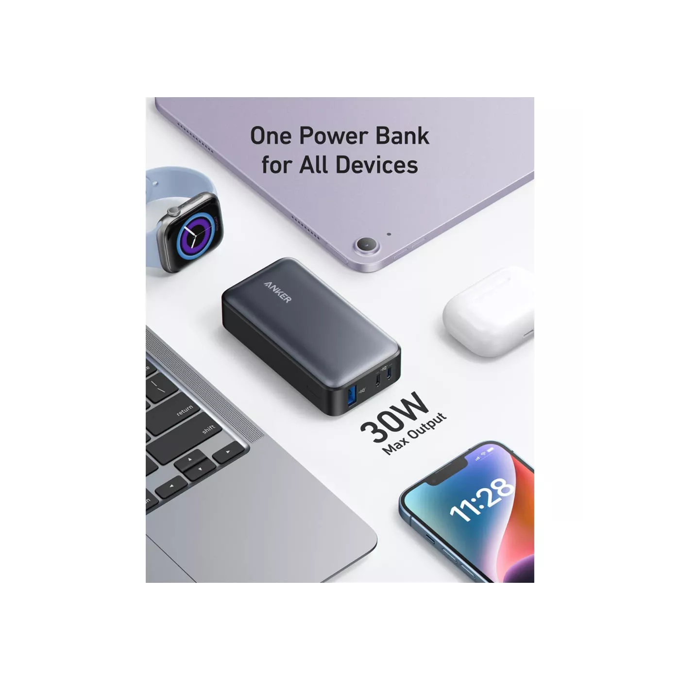 Anker 533 PowerCore 30W 10K PD Power Bank
