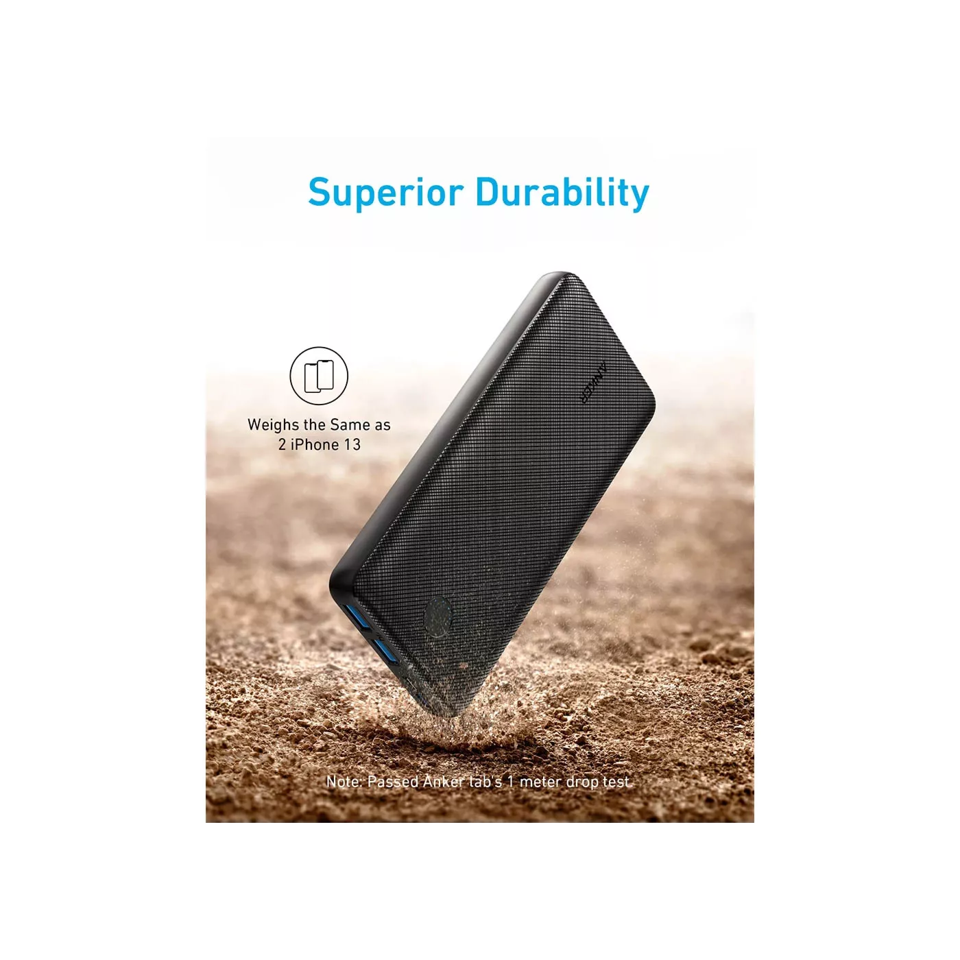 Anker 325 PowerCore II 20K mAh Power Bank -Black