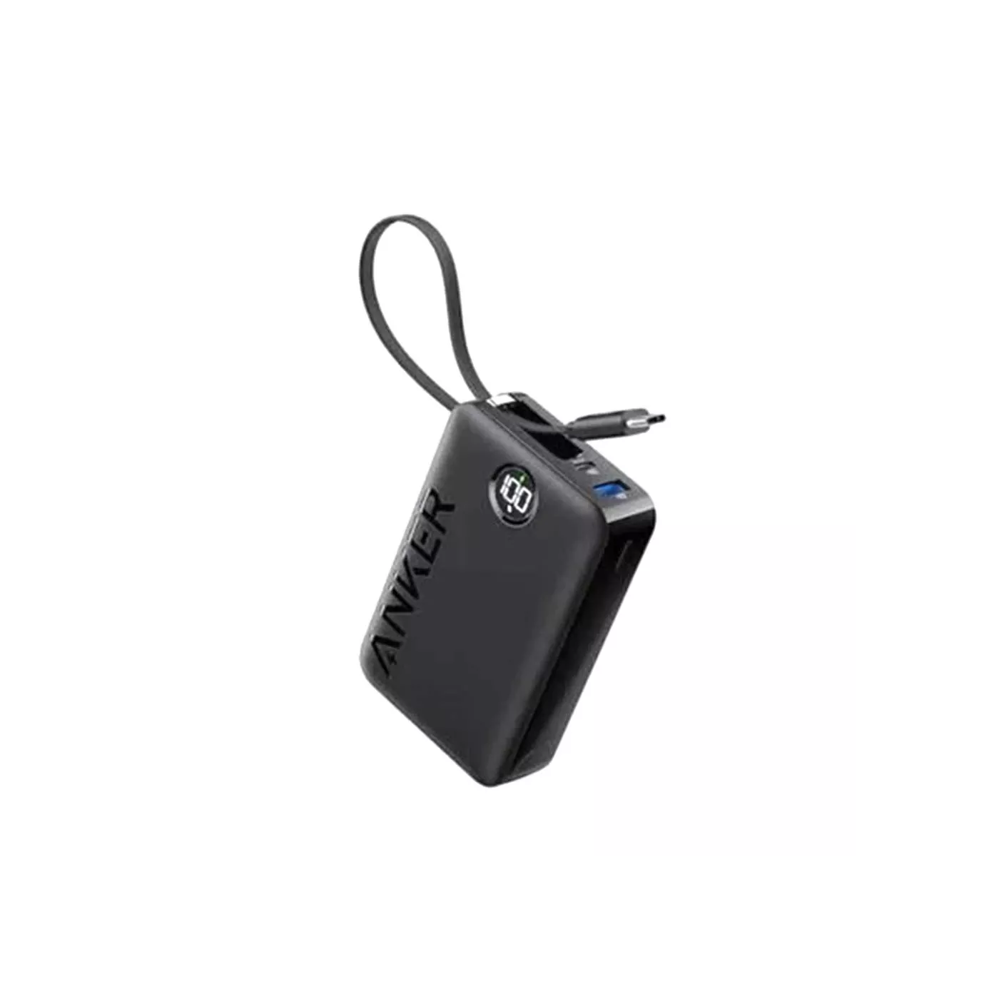 Anker 355 20K 22W PD USB-C Power Bank Built-in Cable - Black