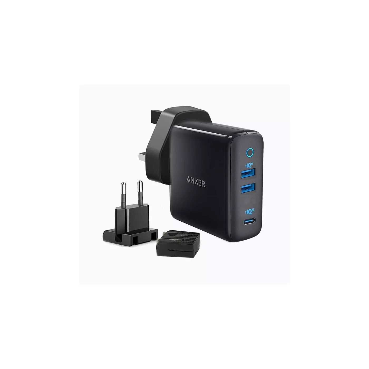 Anker PowerPort III 3-Port 65W Charger – أسود