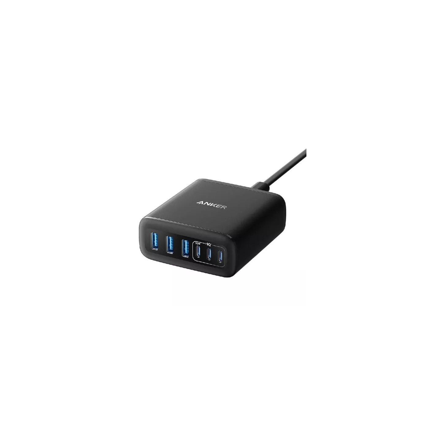 Anker 112W 6 Ports GaN Charger Hub - Black