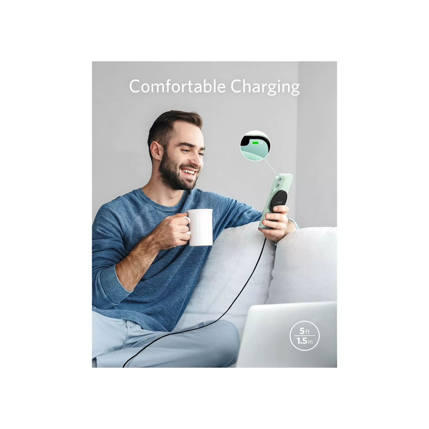 Anker PowerWave Select+ Magnetic Pad -Black