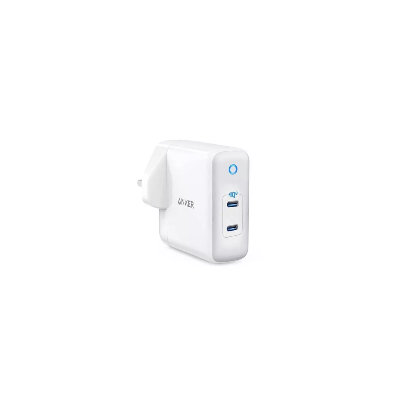 Anker PowerPort III Duo 2 Port (18W + 18W) USB-C Power Adapter - أبيض