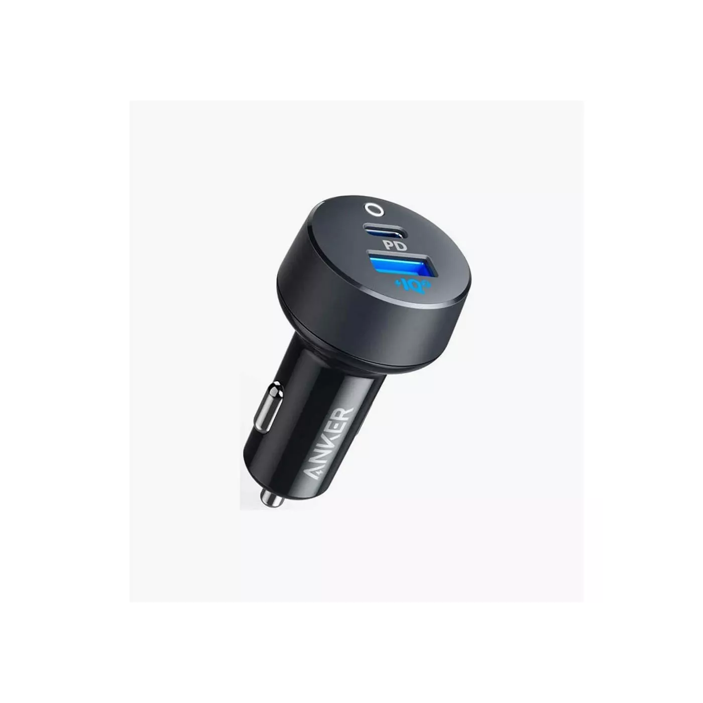 شاحن سيارة أنكر بمنفذين USB باوردرايف