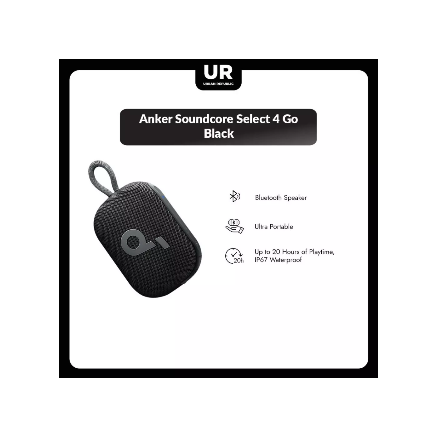 Anker Soundcore Select 4 Go Speaker - Black