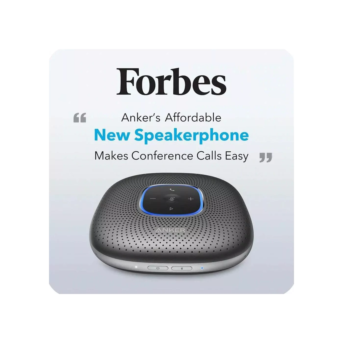Anker PowerConf Bluetooth & Speakerphone USB - Black
