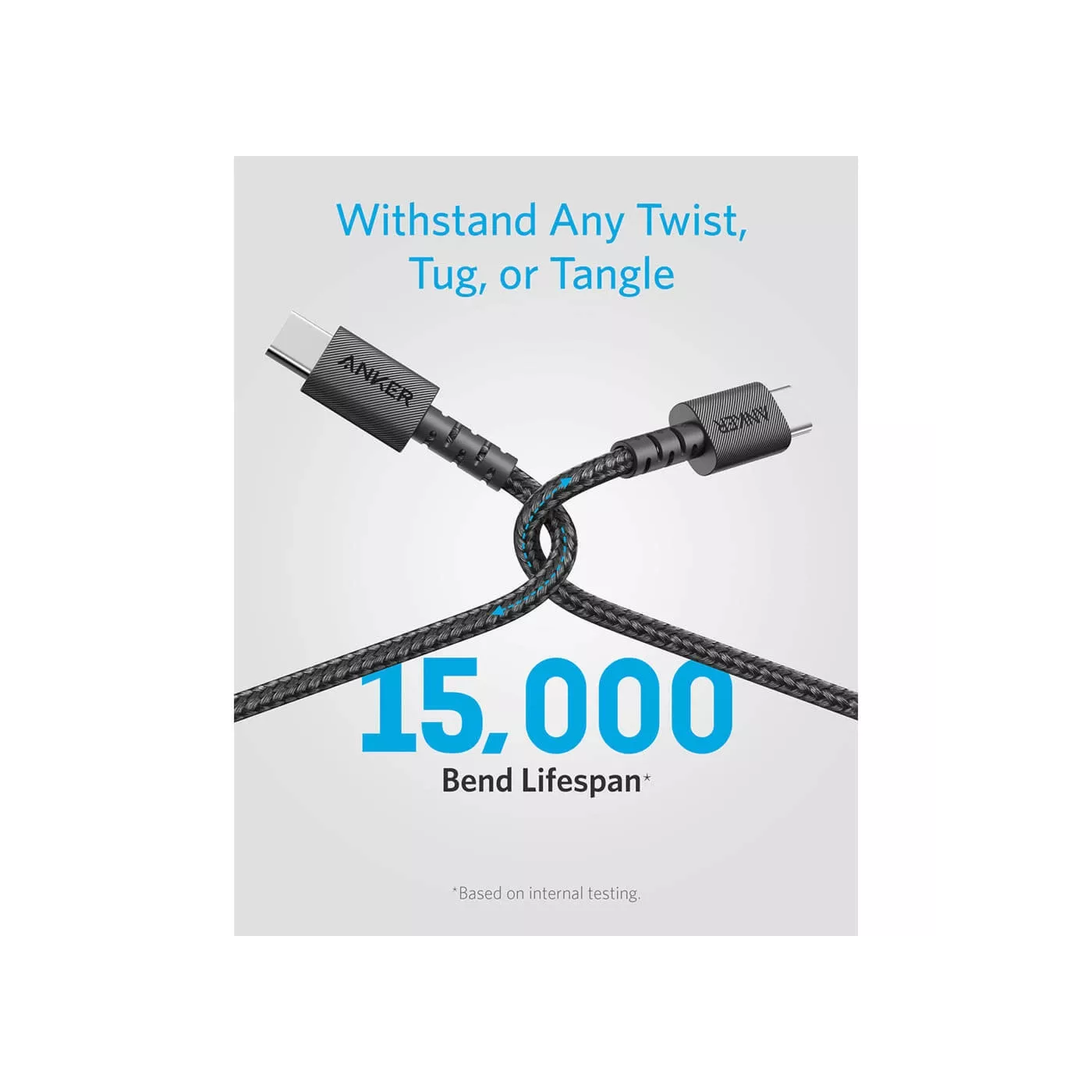 كابل USB-C إلى USB-C باورلاين سيليكت+ بطول 1.8 متر من أنكر