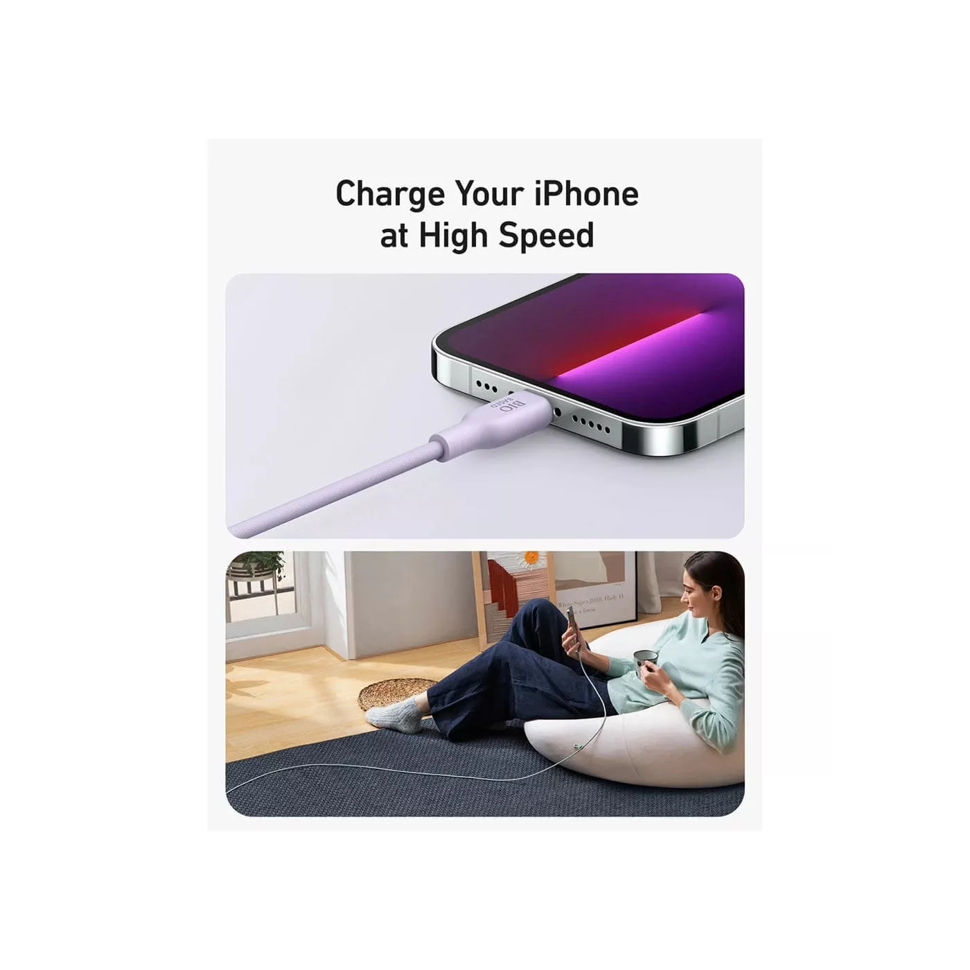 Anker 542 Bio-Based USB-C to Lightning Cable (0.9m)