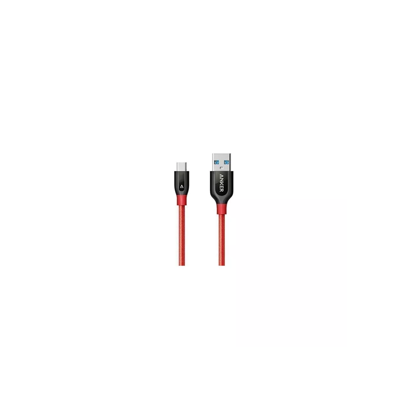 Anker PowerLine+ USB-A to USB-C (1m) - Red