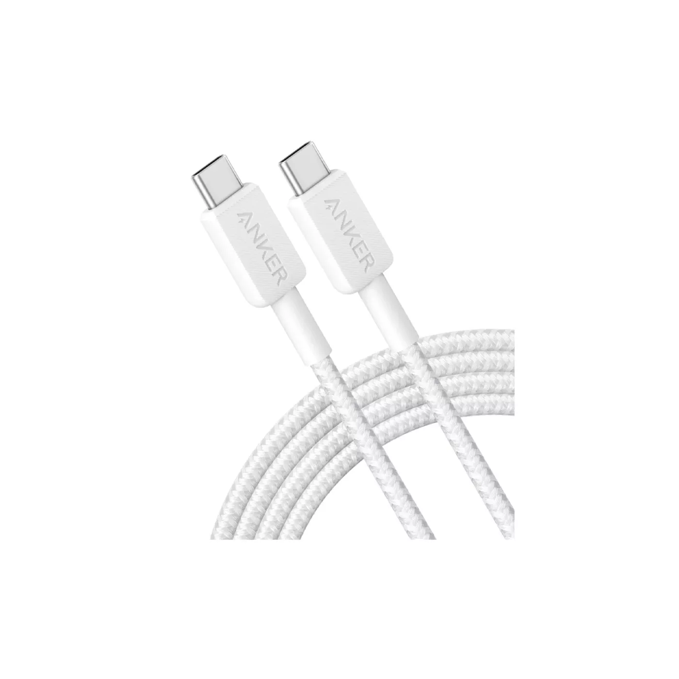 Anker Braided 322 USB-C to USB-C (1.8m) Cable - White