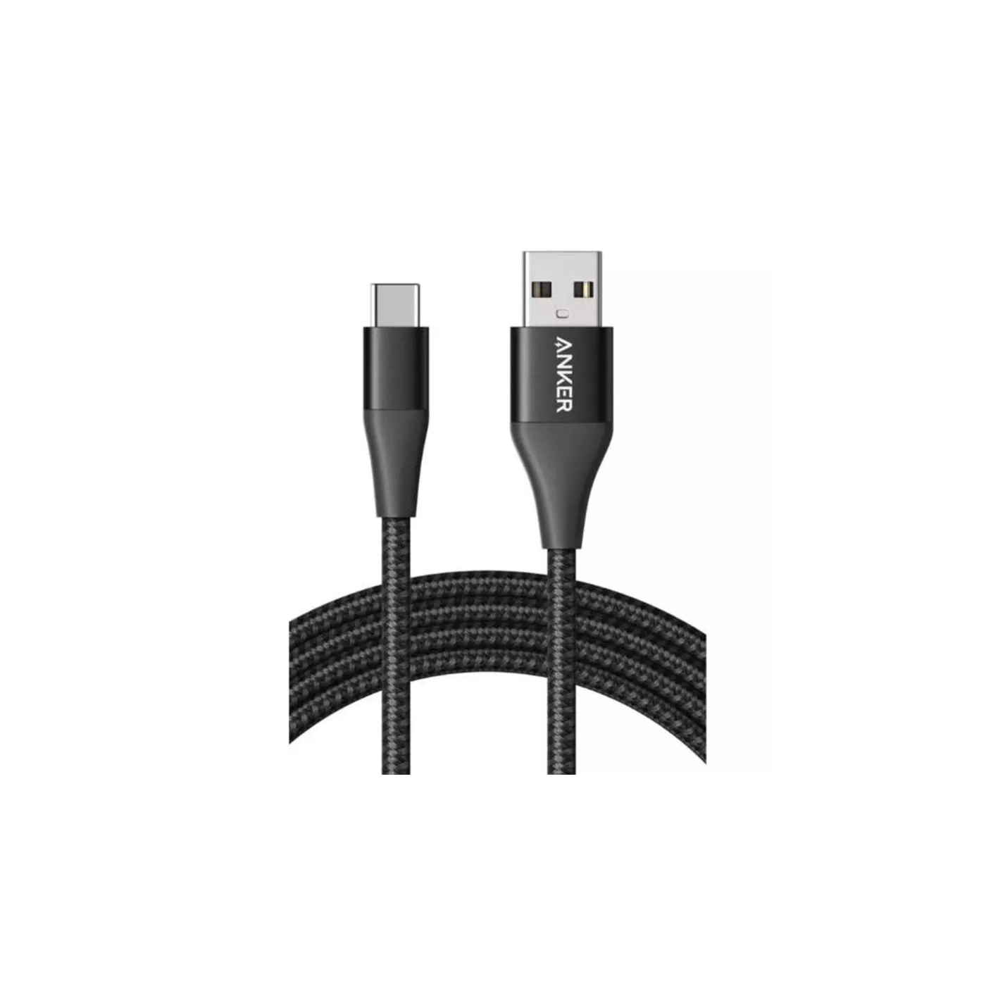 Anker PowerLine+ II USB-C to USB-A (1.8m/6ft) أسود