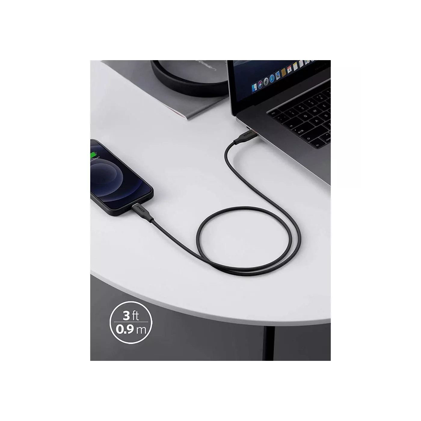 Anker PowerLine III Flow USB-C to Lightning Cable (1.8m)