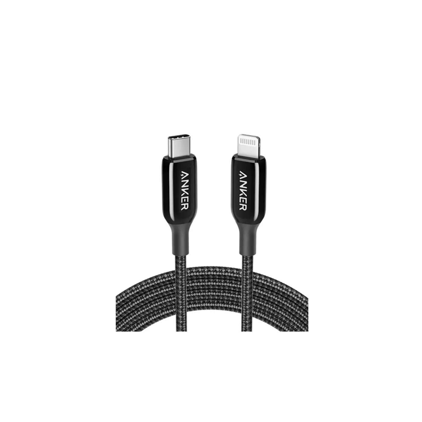 Anker PowerLine + III USB-C to Lightning (1.8m) -أسود