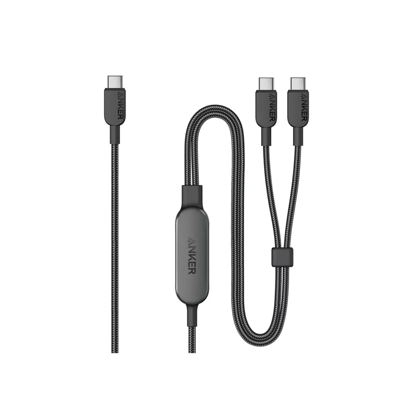Anker 2in1 140 USB-C to USB-C (1.2m) Cable - Black