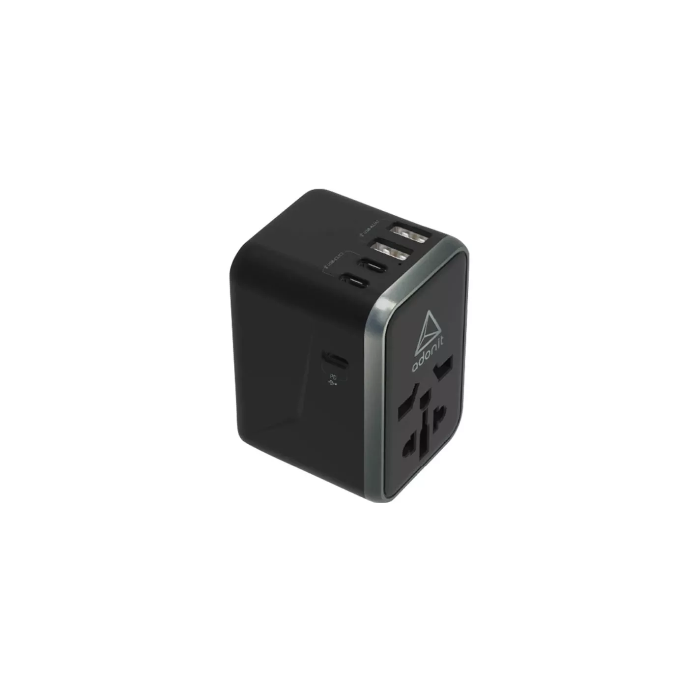 محول أدونيت عالمي PD 65W - أسود