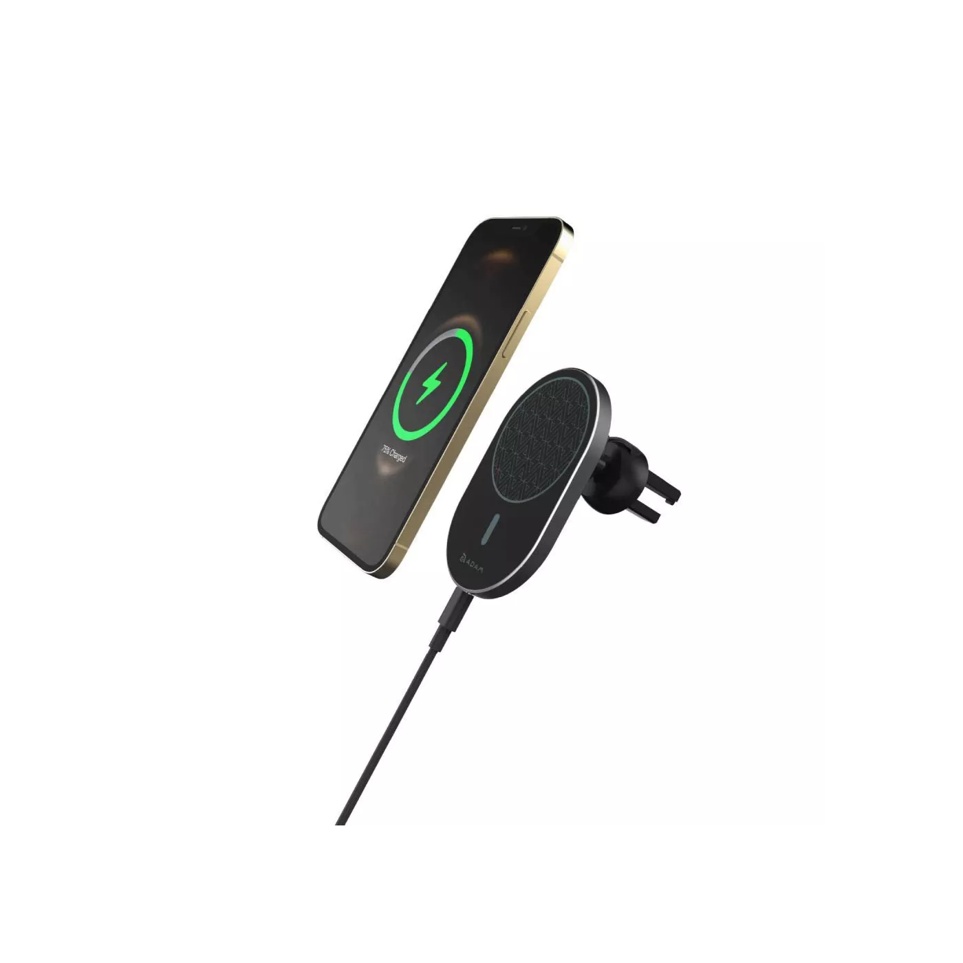 Adam Elements Omnia C2 MagSafe Wireless Car Charger - Black