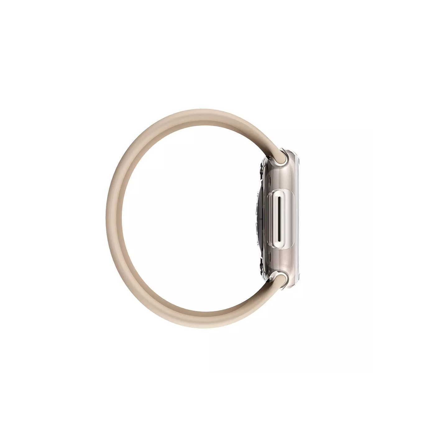 AmazingThing Apple Watch Series 7 Quartz Pro Bumper 41mm Full Clear
