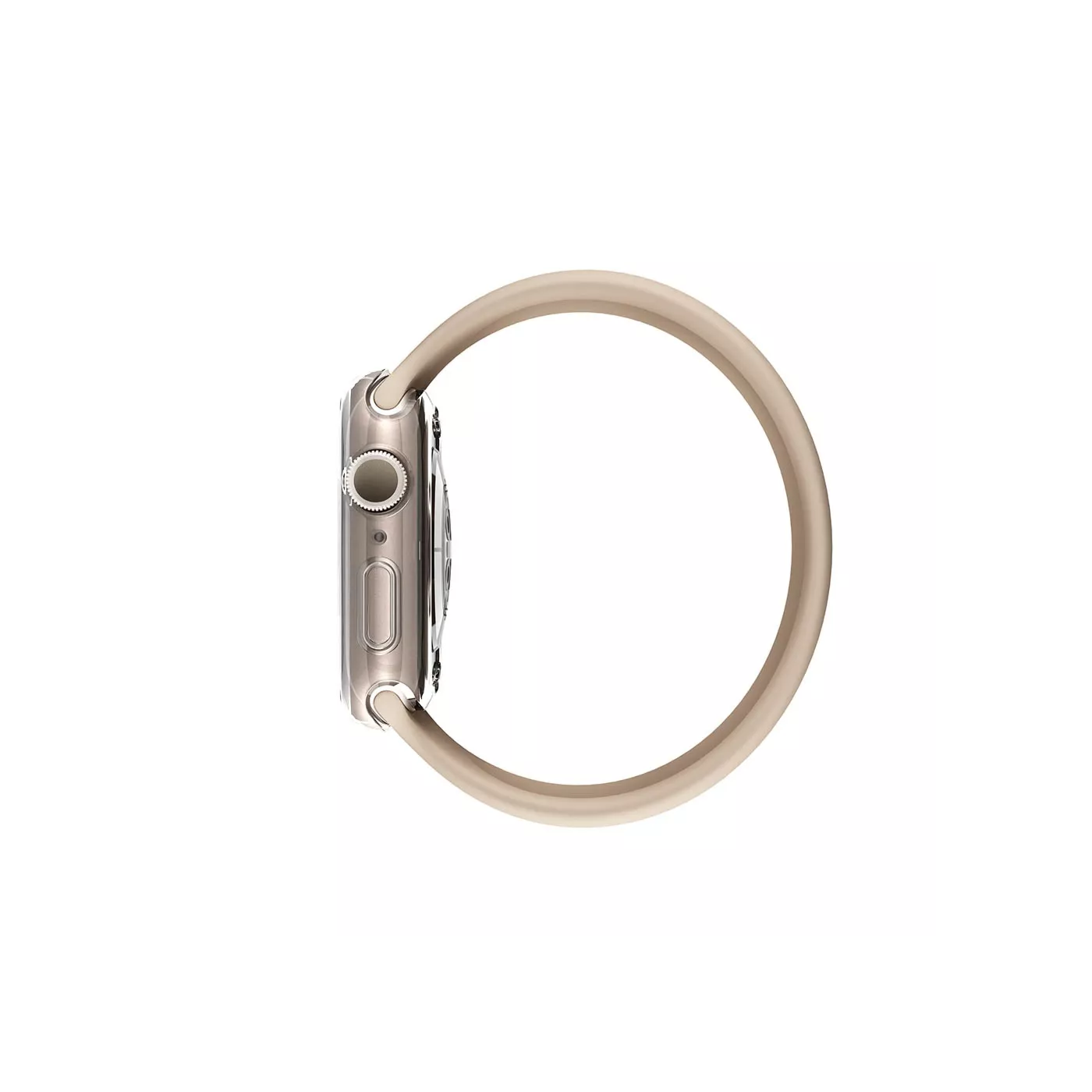 AmazingThing Apple Watch Series 7 Quartz Pro Bumper 41mm Full Clear