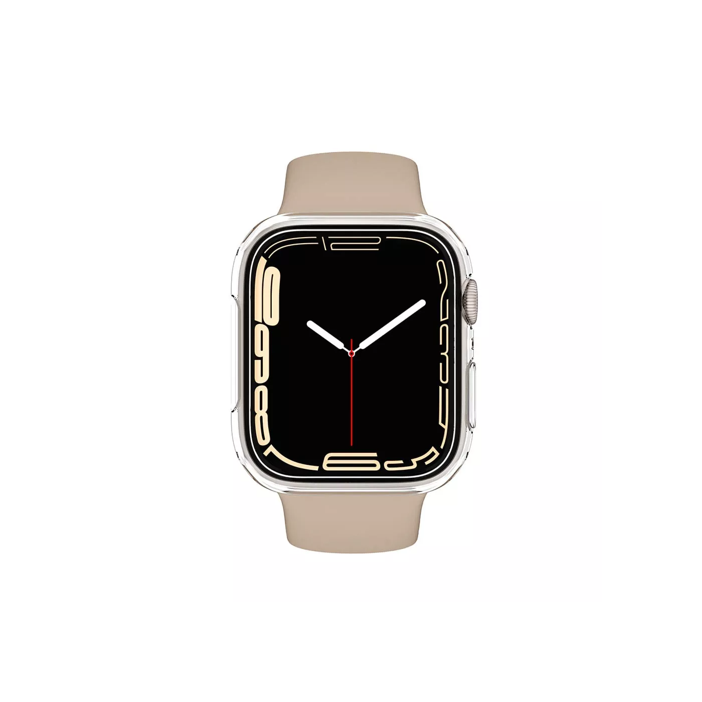 AmazingThing Apple Watch Series 7 Quartz Pro Bumper 41mm Full Clear