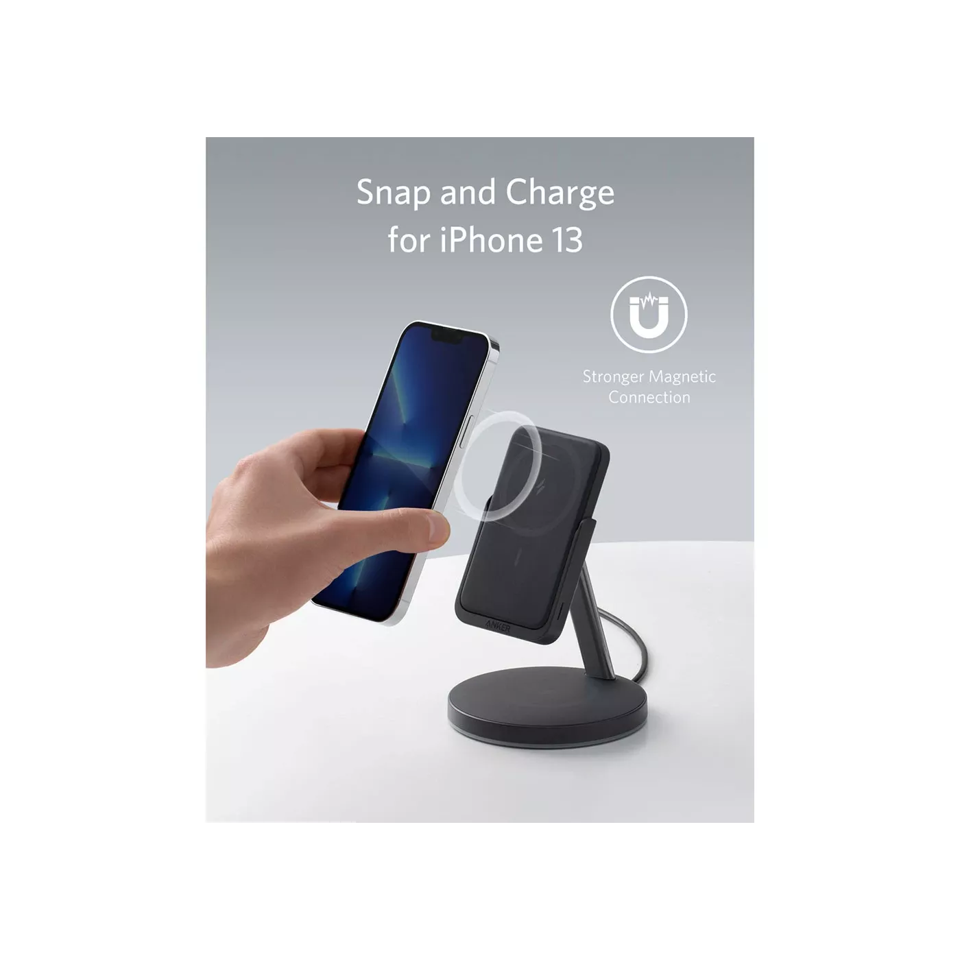 Anker 633 Magnetic Wireless Charger (MagGo) 5K -Black
