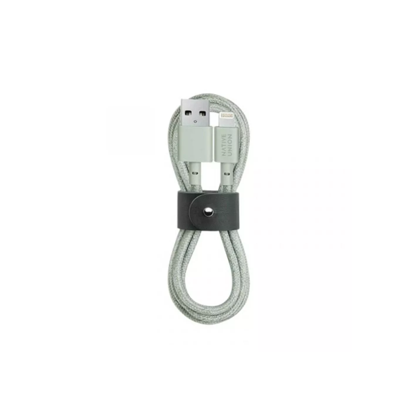كابل بحزام من Native Union - من USB A إلى Lightning بطول 1.2 متر - أخضر