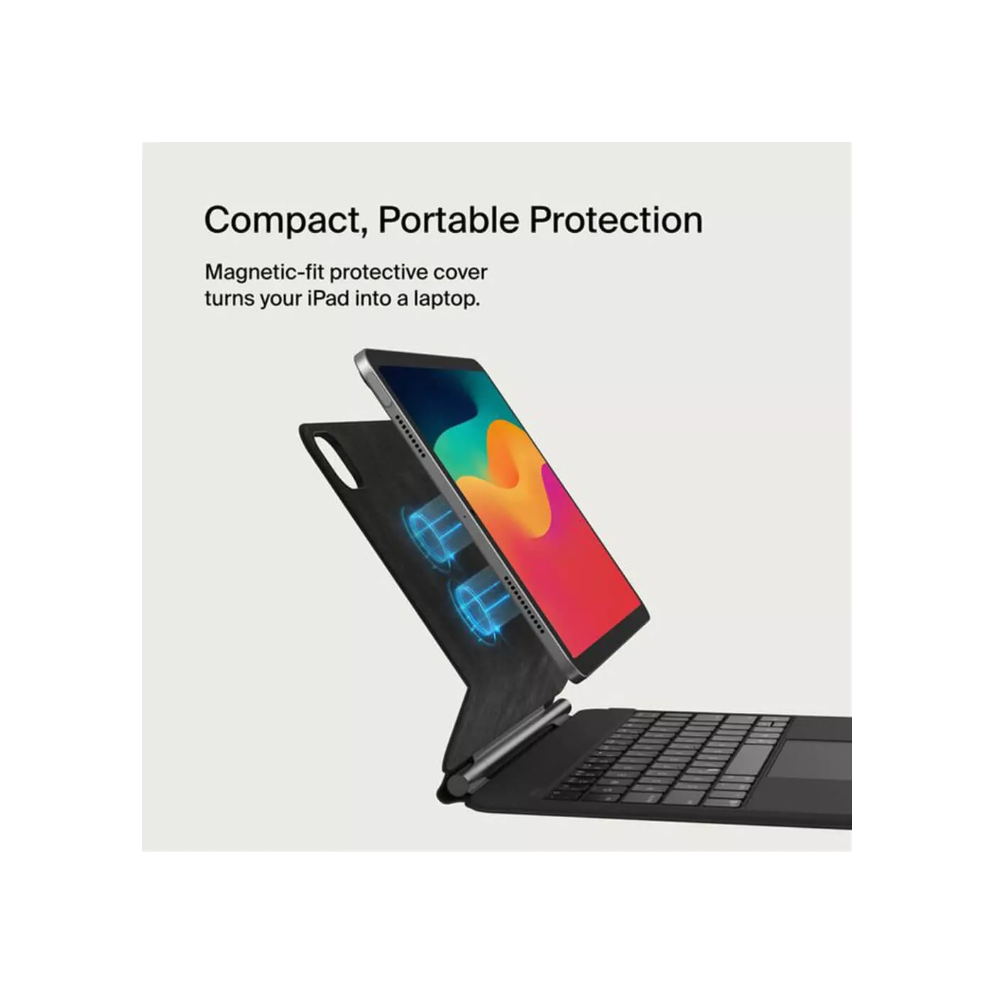 Belkin 11-inch iPad Pro M4 Magnet Folio Keyboard Case - Black