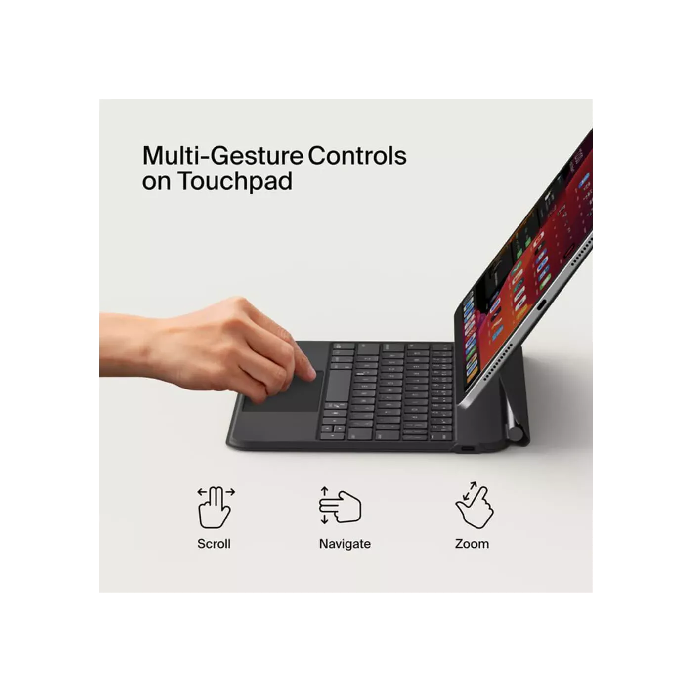 Belkin iPad Pro 10.9 11Gen Magnet Folio Keyboard Case - Black