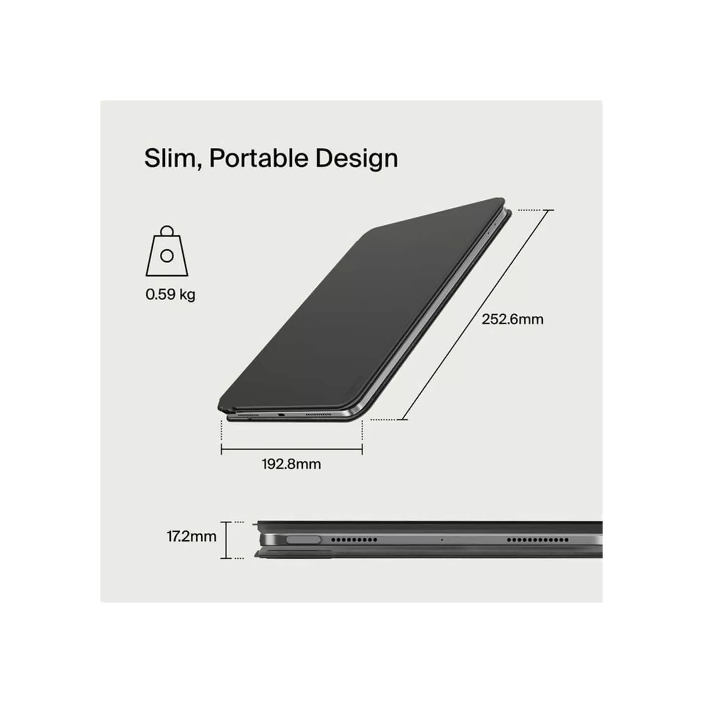 Belkin iPad Pro 10.9 11Gen Magnet Folio Keyboard Case - Black