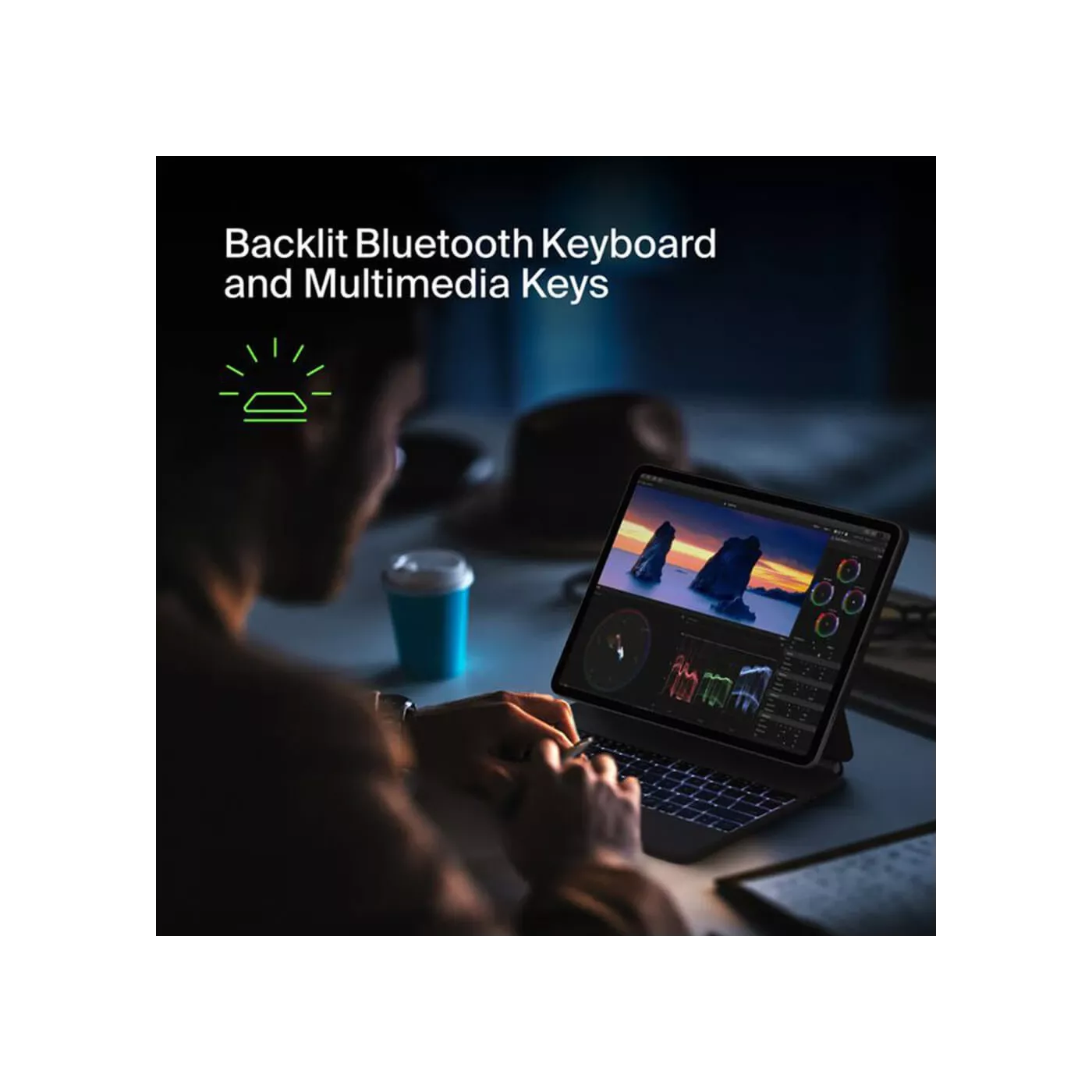 Belkin 13-inch iPad Pro M4 Magnet Folio Keyboard Case - Black