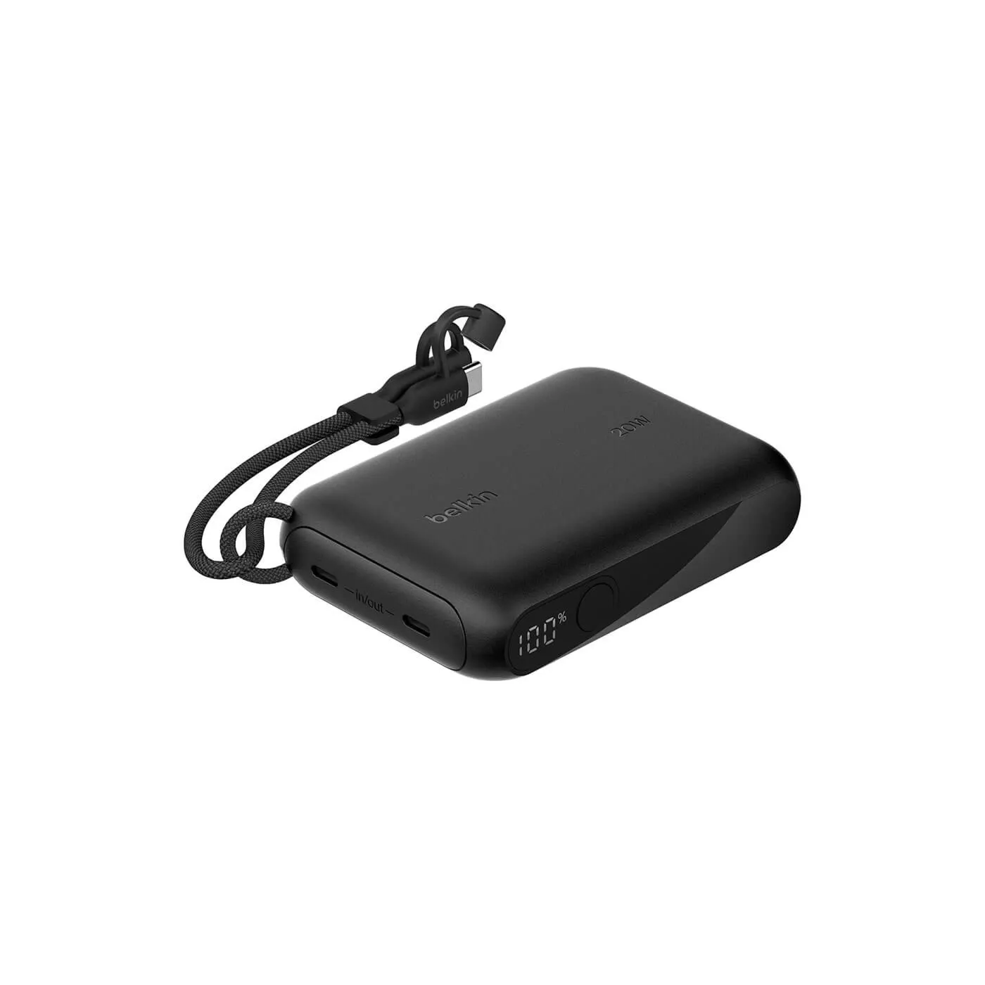 Belkin BoostCharge 10K Power Bank w/Display - Black