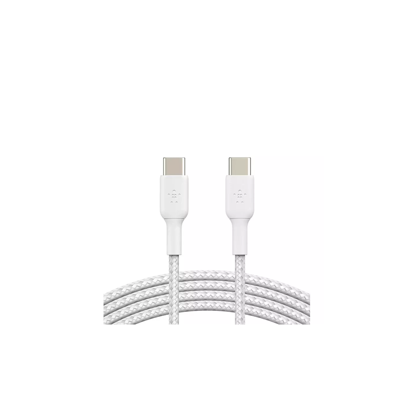 Belkin Braided USB-C to USB-C Cable (1m) - White