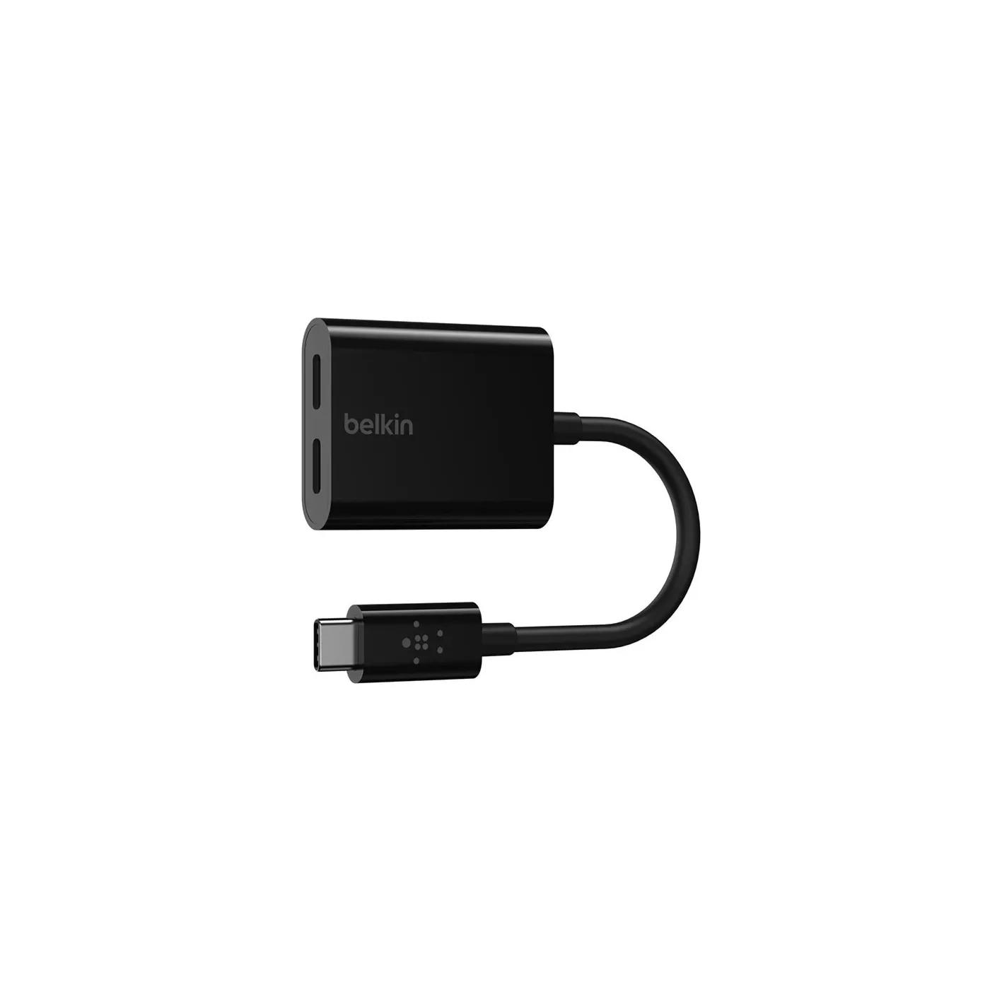 Belkin Connect USB-C Audio + Charge Adapter - أسود