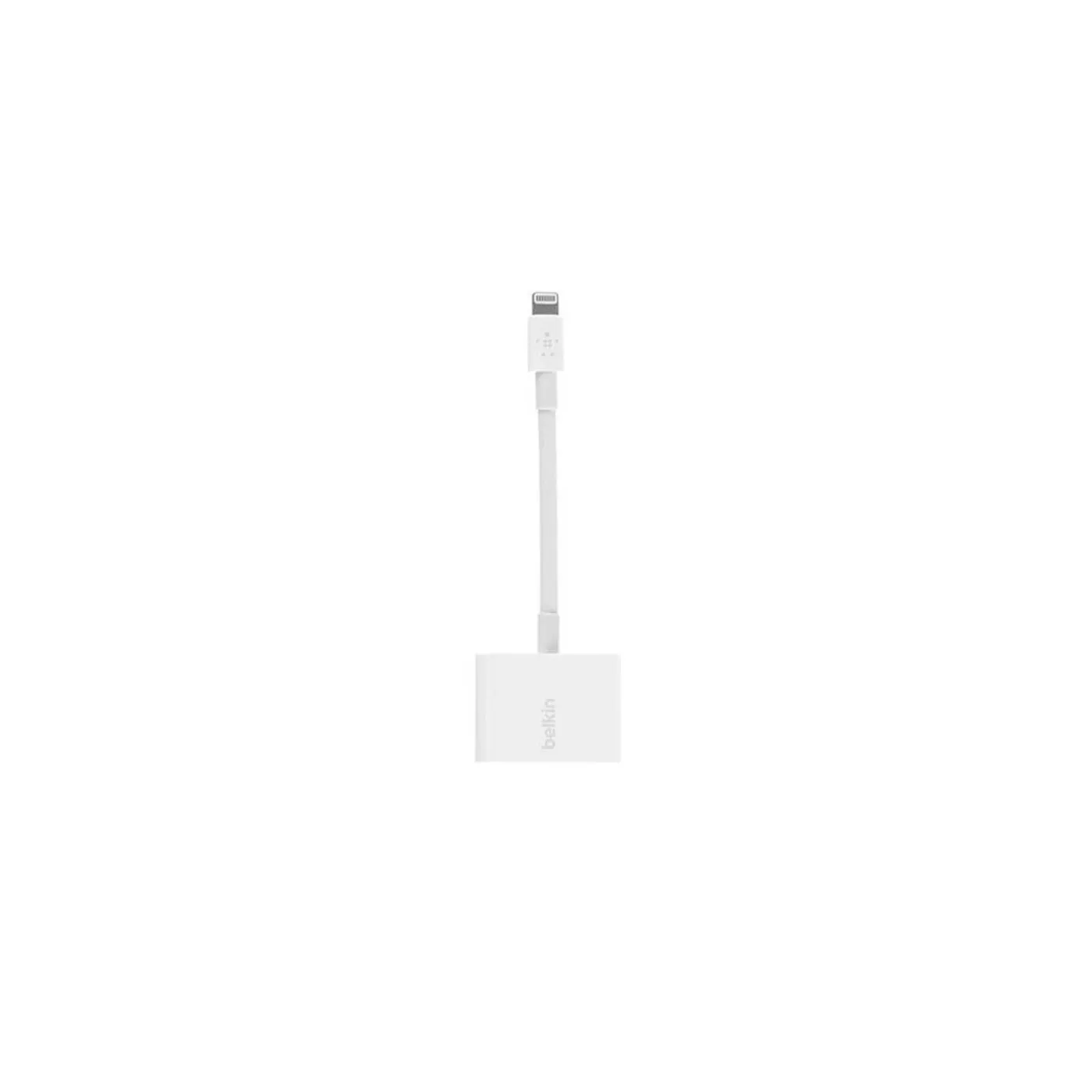 Belkin 3.5 mm Audio + Charge Rockstar Adapter - أبيض