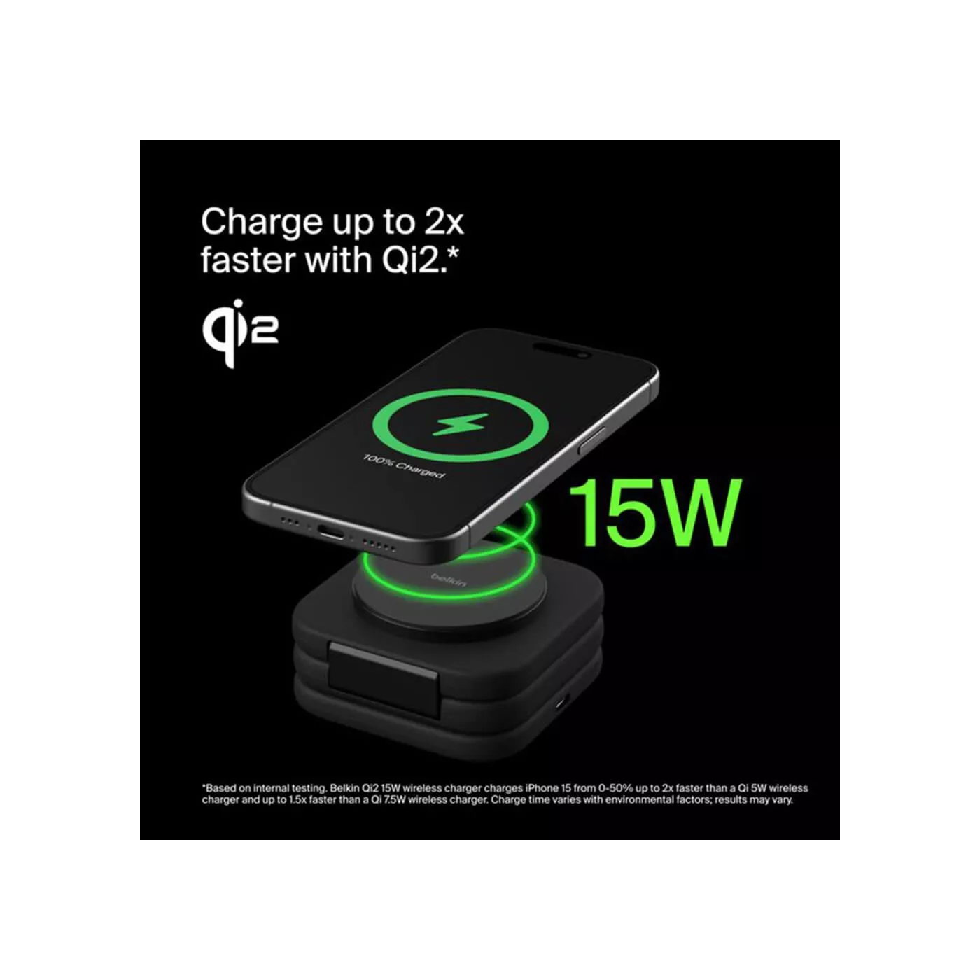 Belkin BoostCharge Pro All in 1 15W Wireless Charger - Black