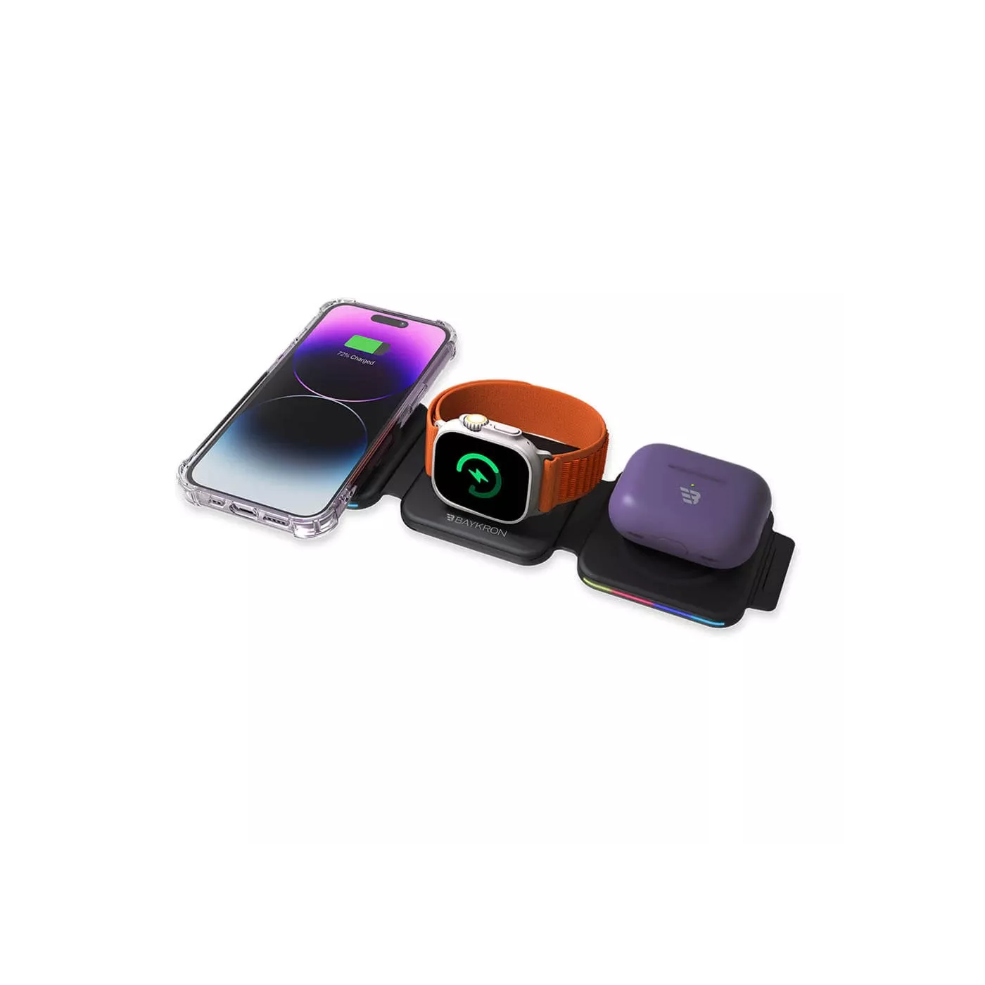 Baykron Foldable Wireless Charger Black