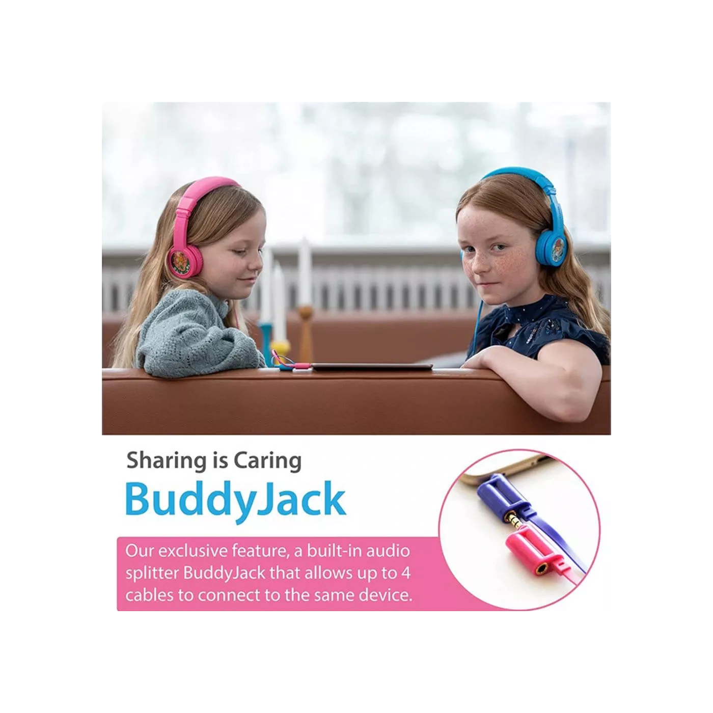 Buddyphones Explore+ Foldable headphones with Mic