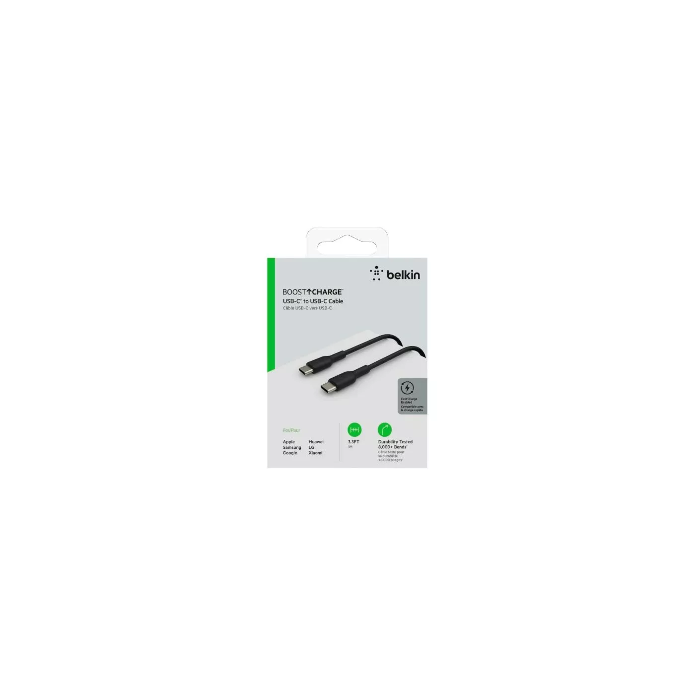Belkin BoostCharge 60W USB-C to USB-C (1m) Cable - Black