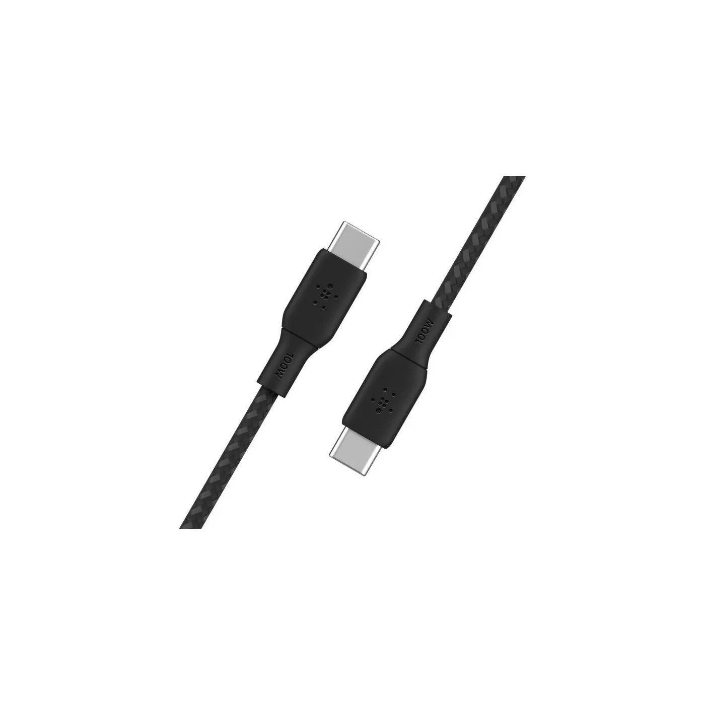 Belkin 100W PD USB-C to USB-C Braided Cable (2m) - Black