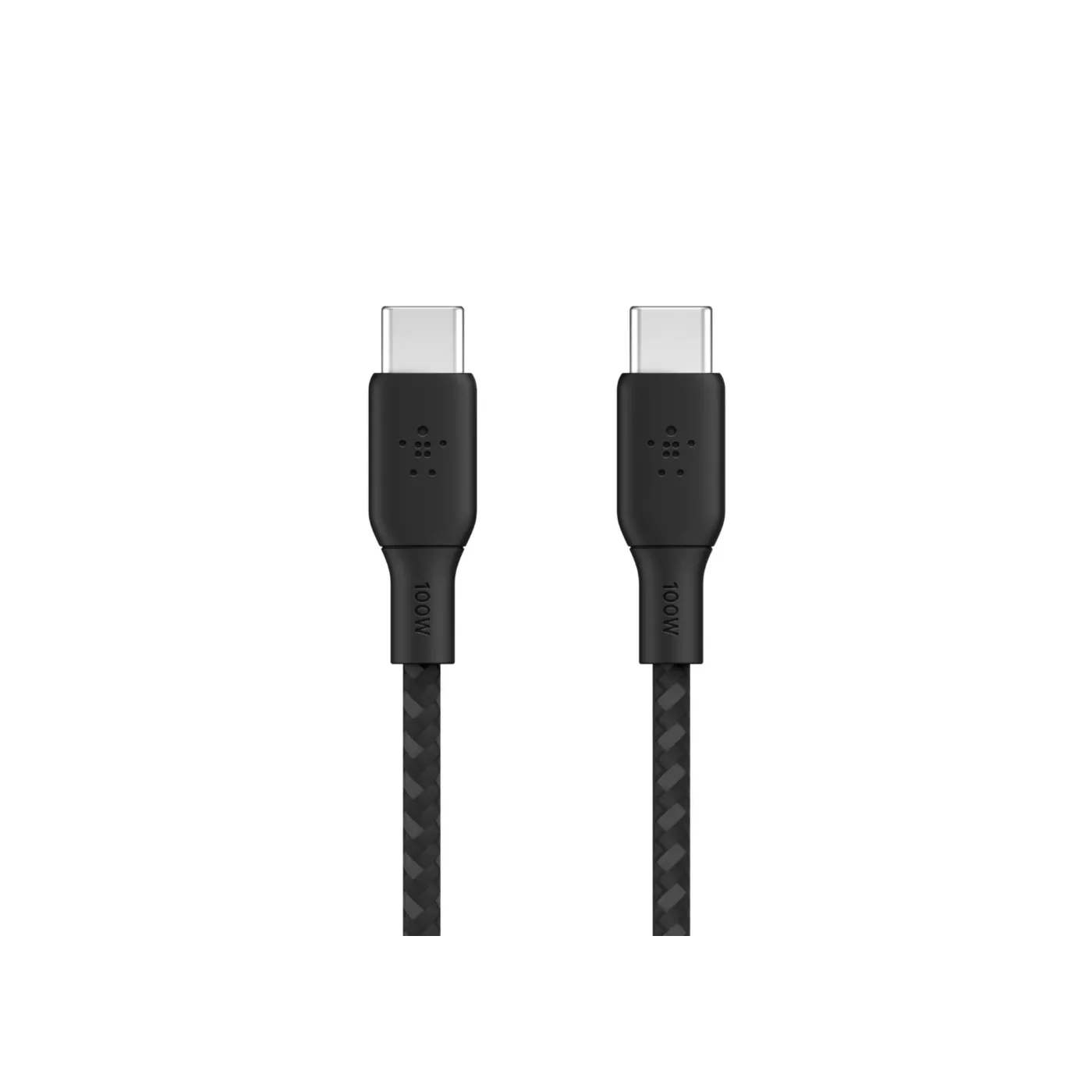 Belkin 100W PD USB-C to USB-C Braided Cable (2m) - Black