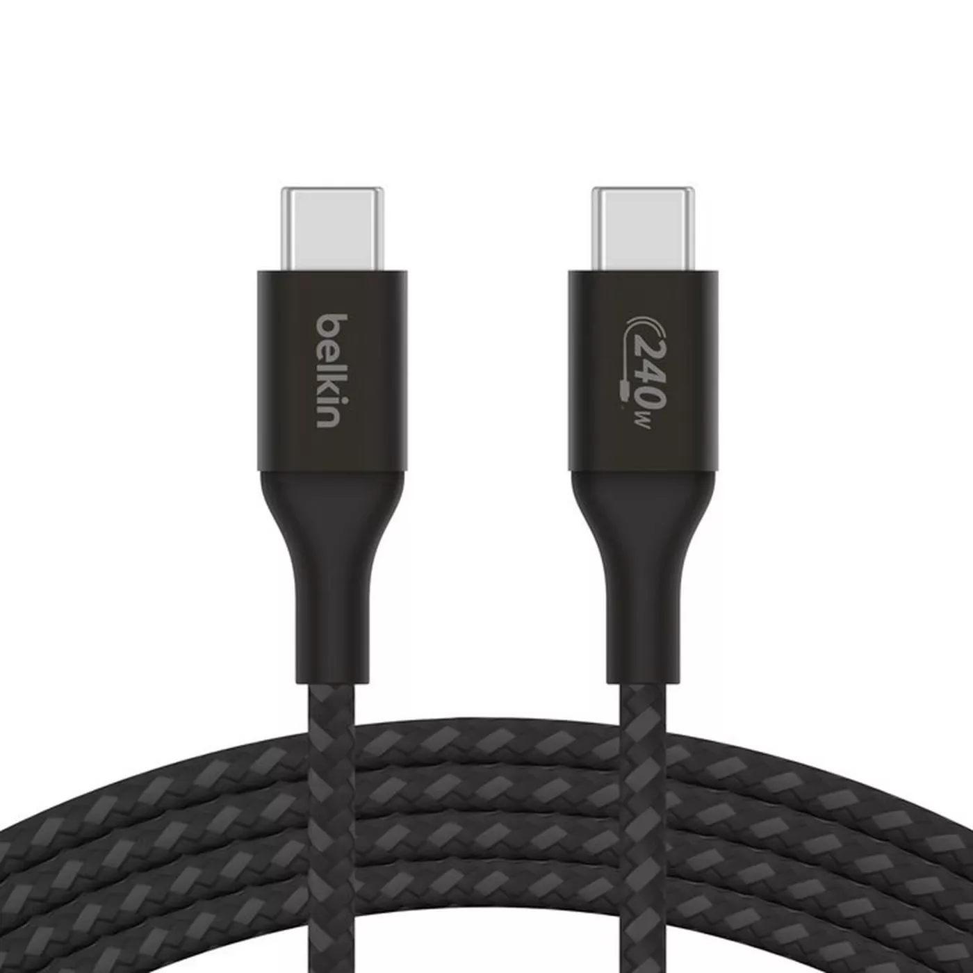 Belkin 100W PD USB-C to USB-C Braided Cable (2m) - Black