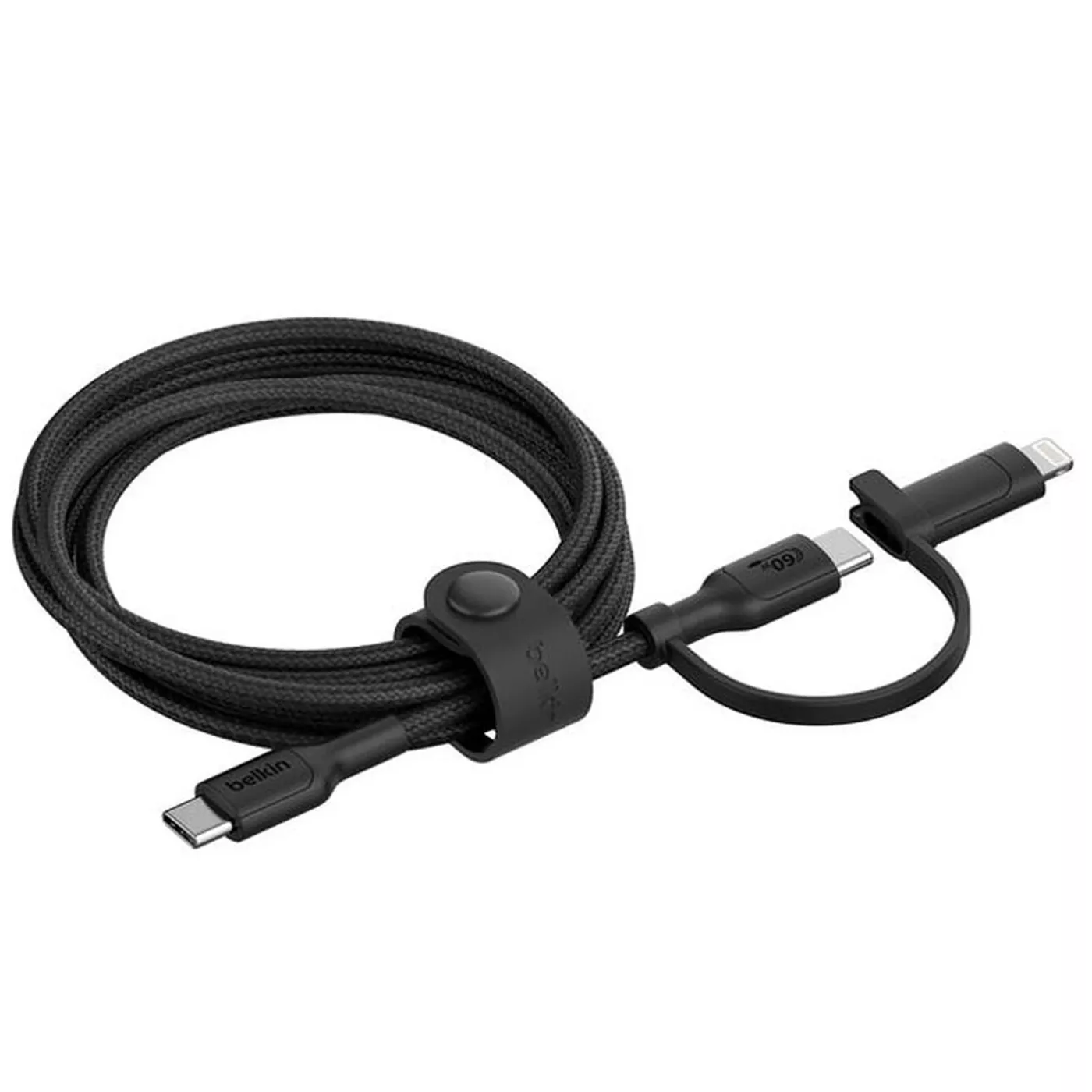 Belkin 2in1 USB-C to USB-C & L Cable (1.5m) Cable - Black