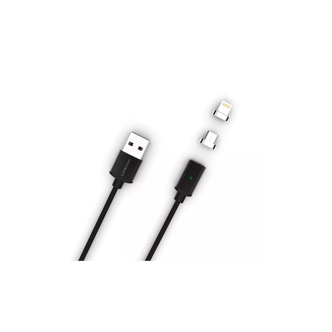 OneAdaptr Evri 3in1 USB A to USB-C/Lightning/Micro USB Cable