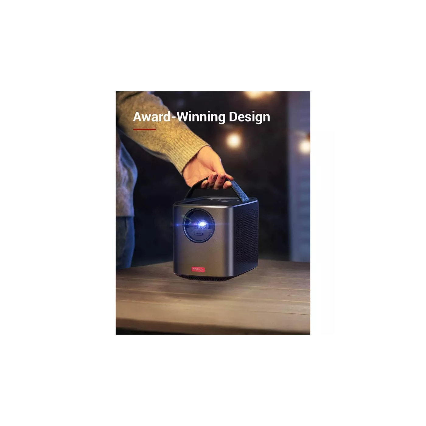 Nebula Mars II Pro 500 ANSI Smart Projector -Black