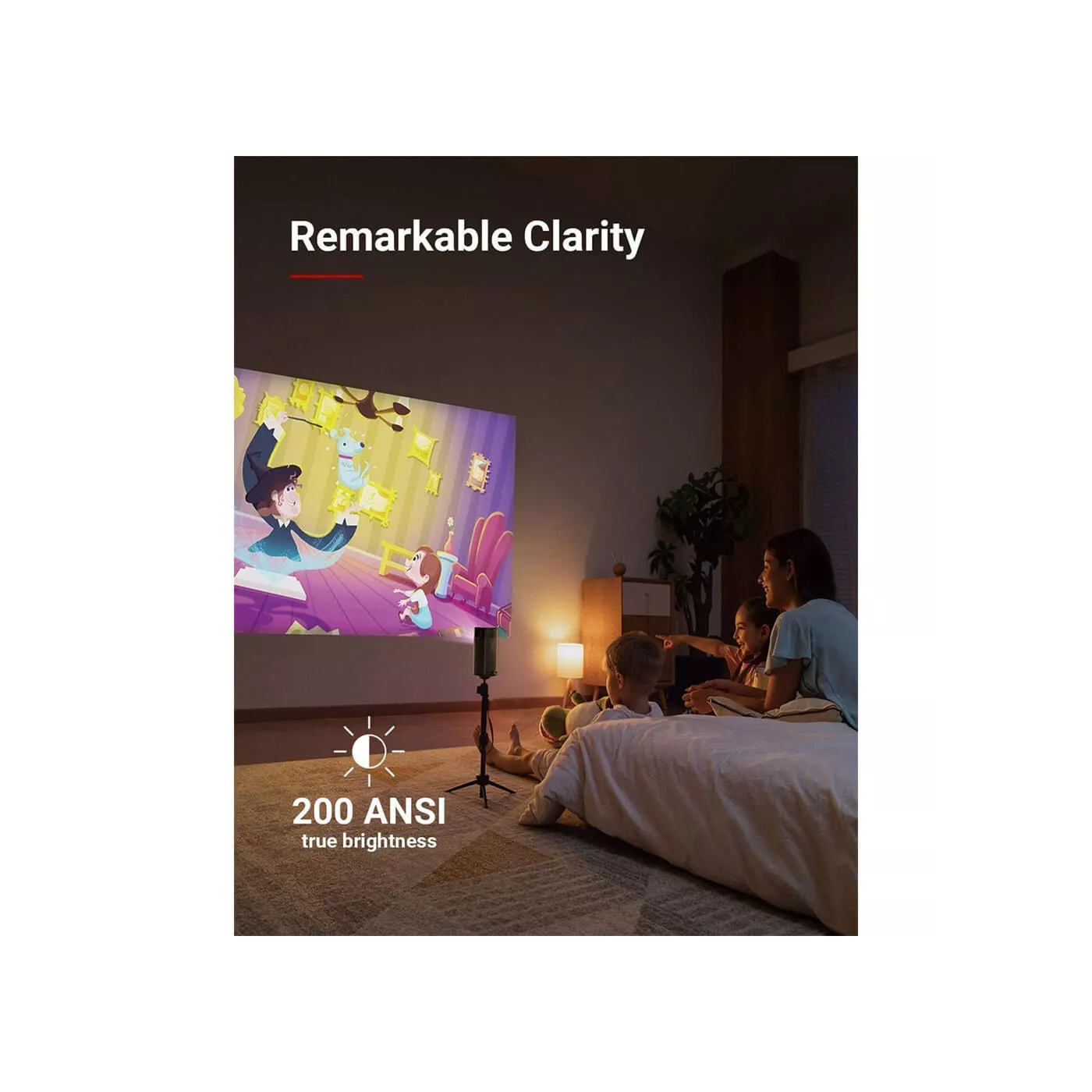Anker Nebula Apollo Portable Projector - Black