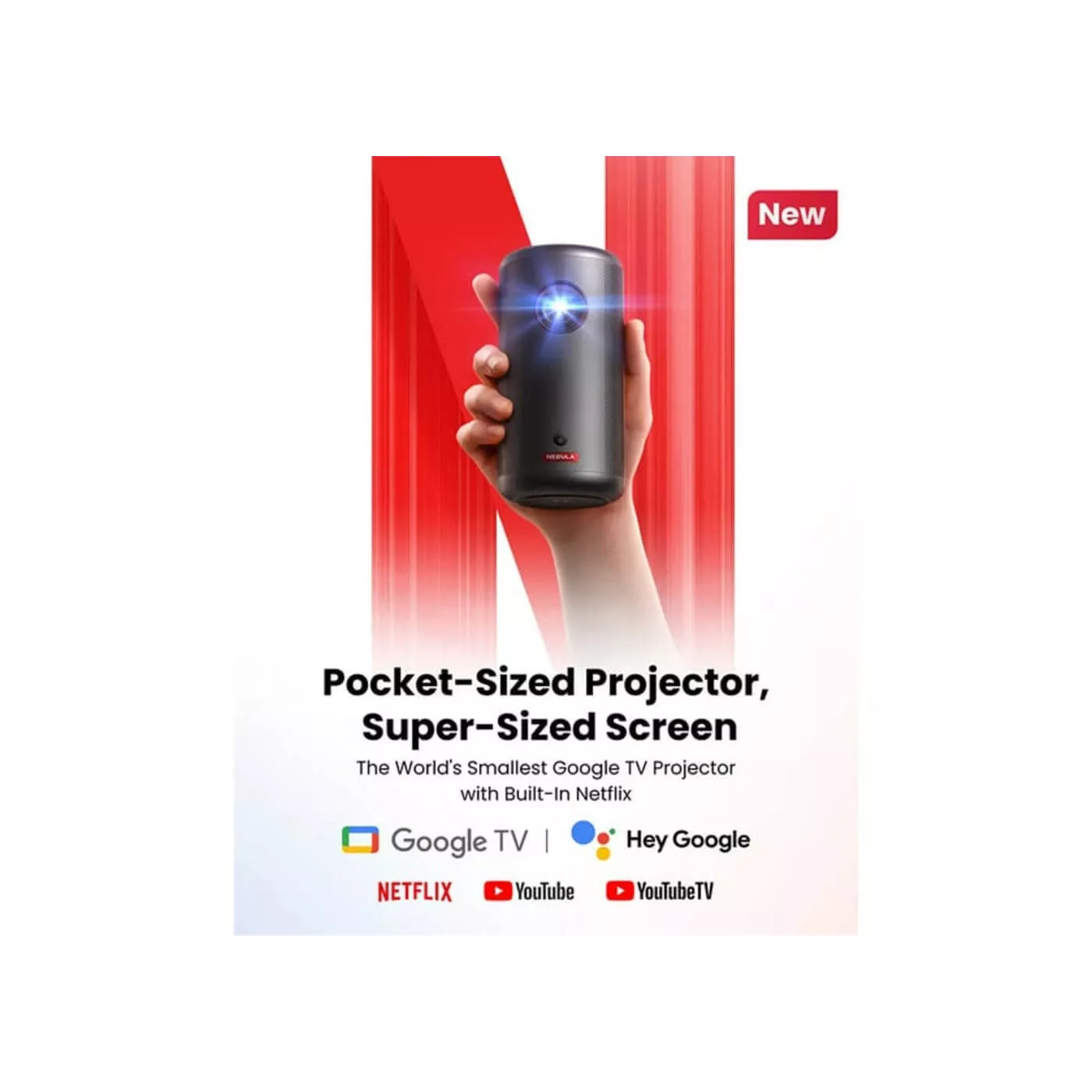Anker Nebula Capsule 3 FHD Projector - Black