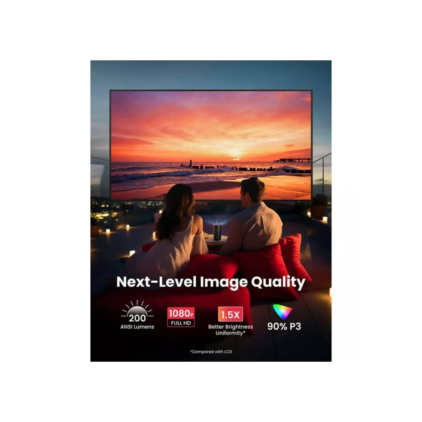 Anker Nebula Capsule 3 FHD Projector - Black