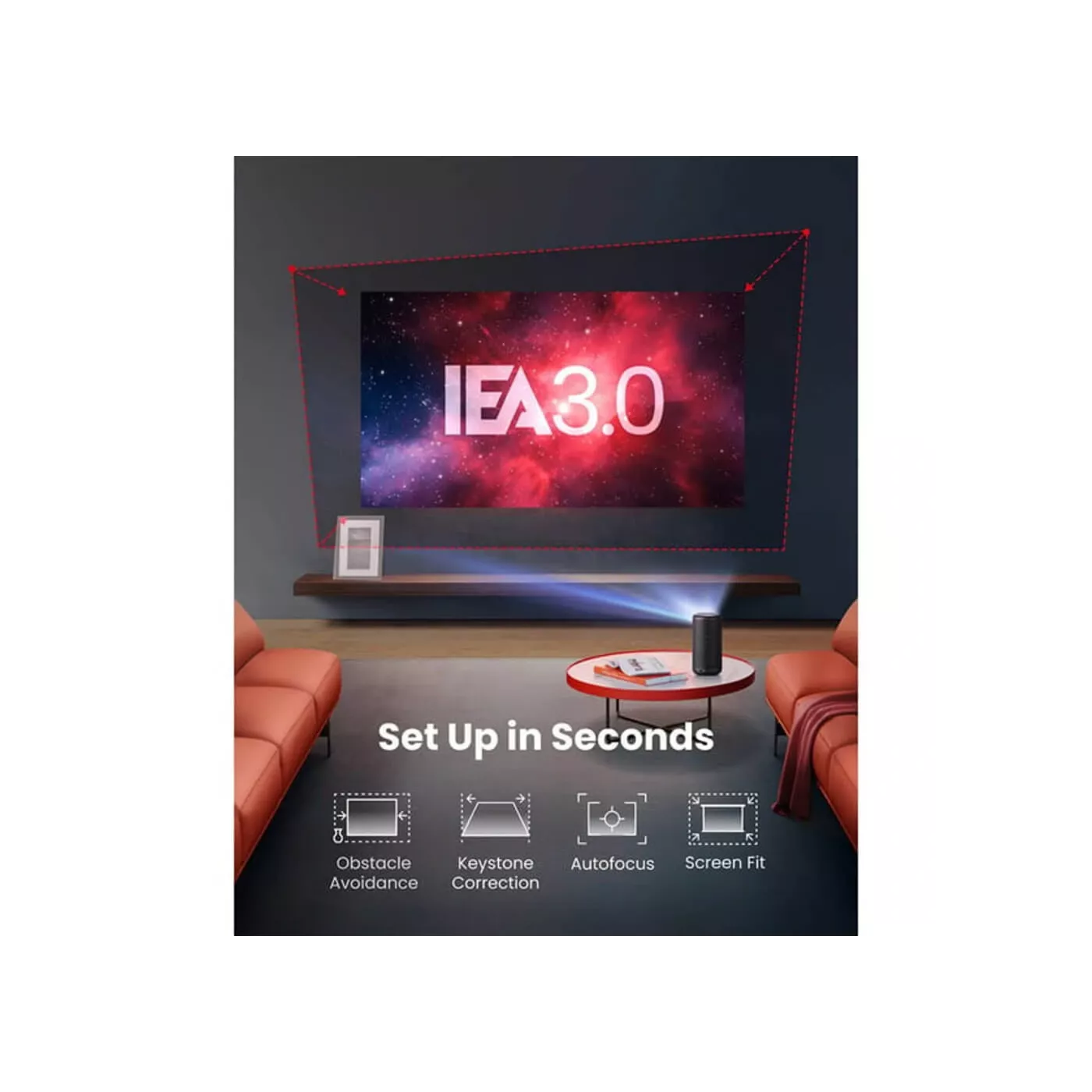 Anker Nebula Capsule 3 FHD Projector - Black